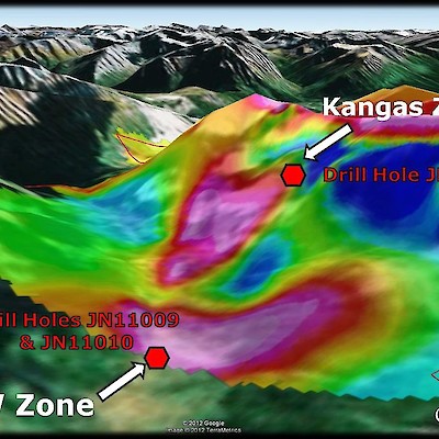 Justin Project, Yukon 3D Geophysical Mag Survey